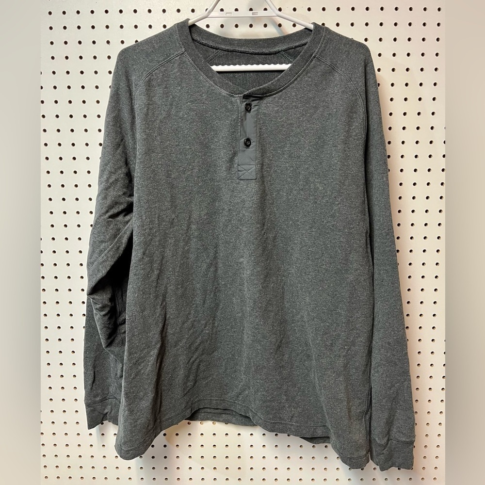 Mens Lululemon Dark Grey Long sleeve  Shirt Size L/XL